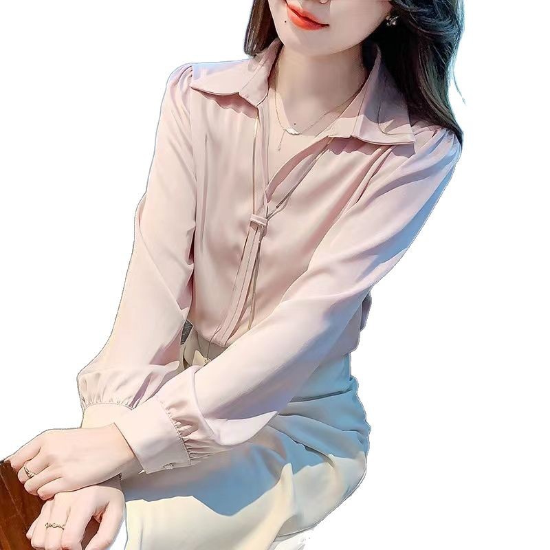 New Stylish Chiffon Blouse For Women Korean Style - Image 5